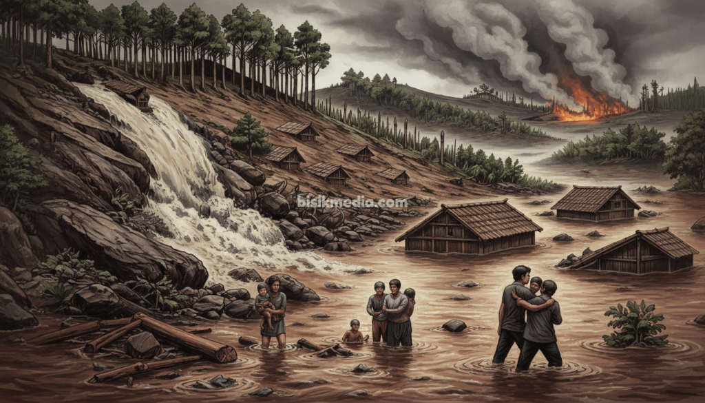 Dampak deforestasi di Indonesia terhadap banjir dan longsor