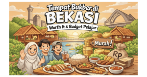 Tempat bukber di Bekasi dengan suasana saung dan menu makanan khas untuk pelajar